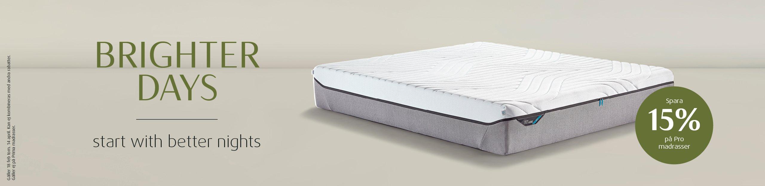 TEMPUR Pro CoolQuilt madrass, tryckavlastande memory foam