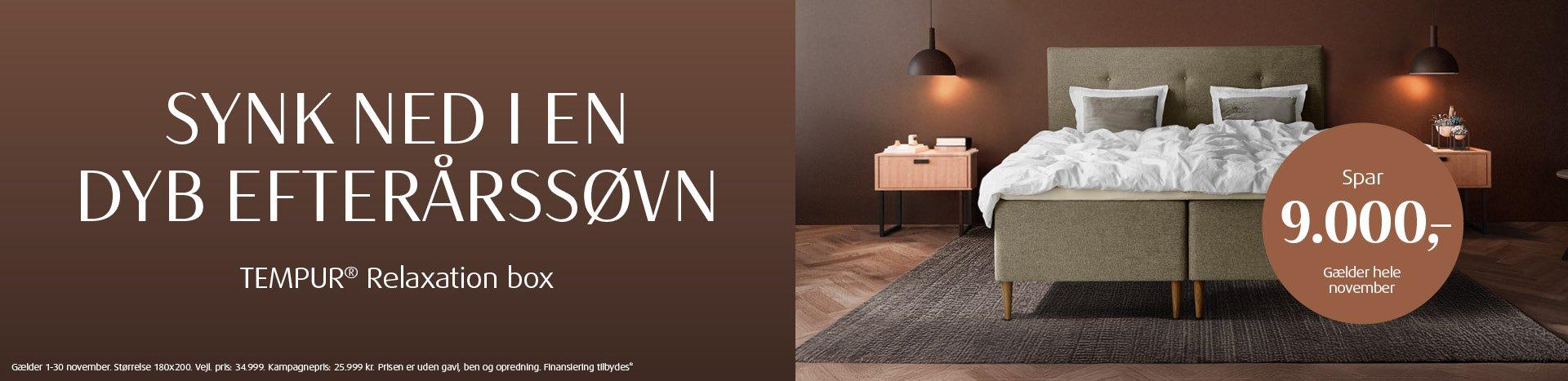 TEMPUR Relaxation boksseng