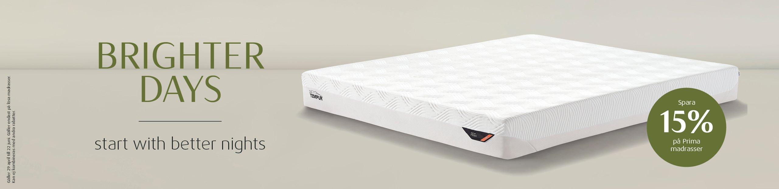 TEMPUR Prima madrass, memory foam som formar sig efter din kropp för maximal tryckavlastning