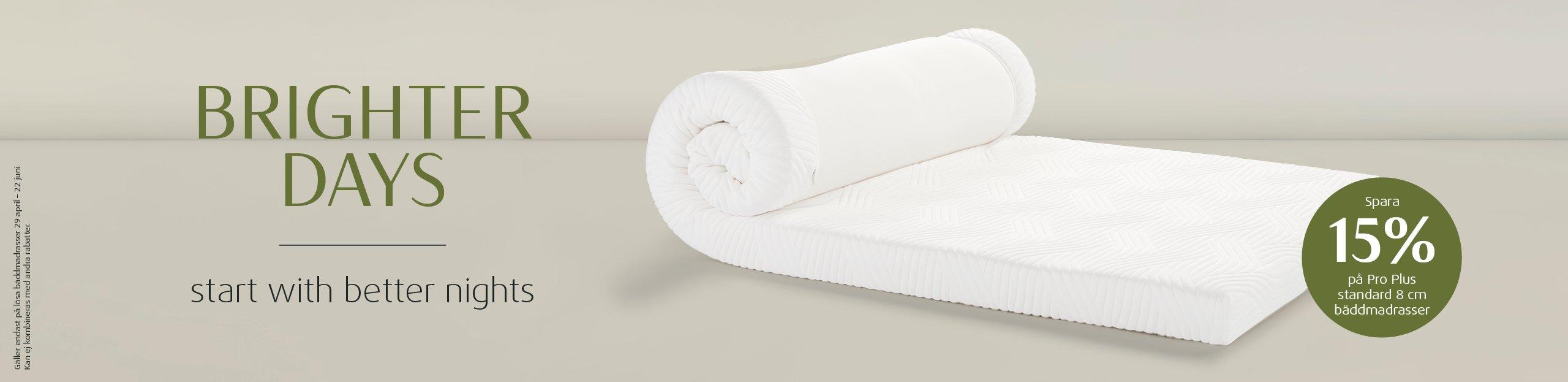 TEMPUR PRO bäddmadrass tryckavlastande memory foam som anpassar sig till din kropp