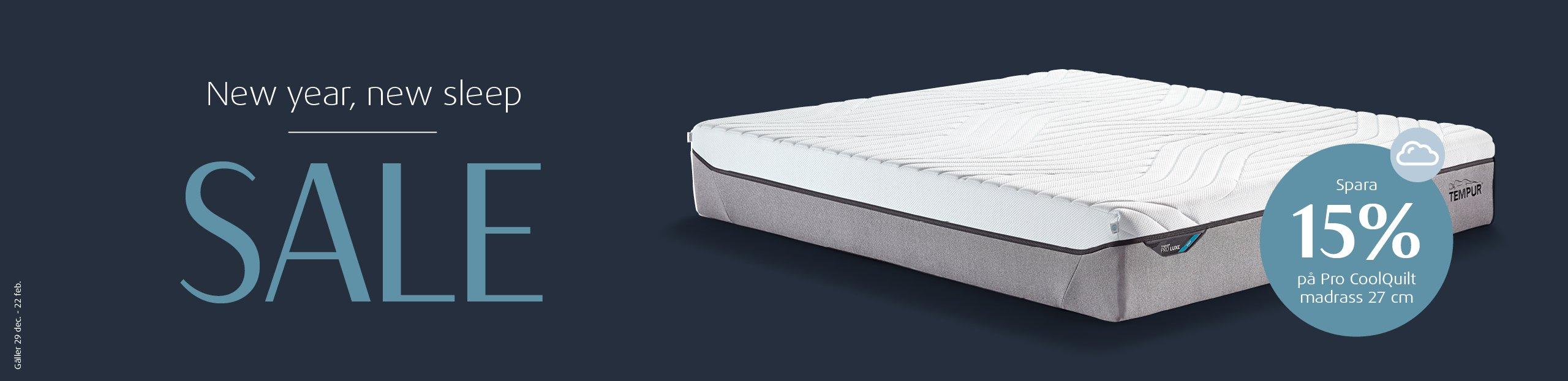 TEMPUR Pro CoolQuilt madrass erbjudande - Tryckavlastande memory foam med svalkande effekt