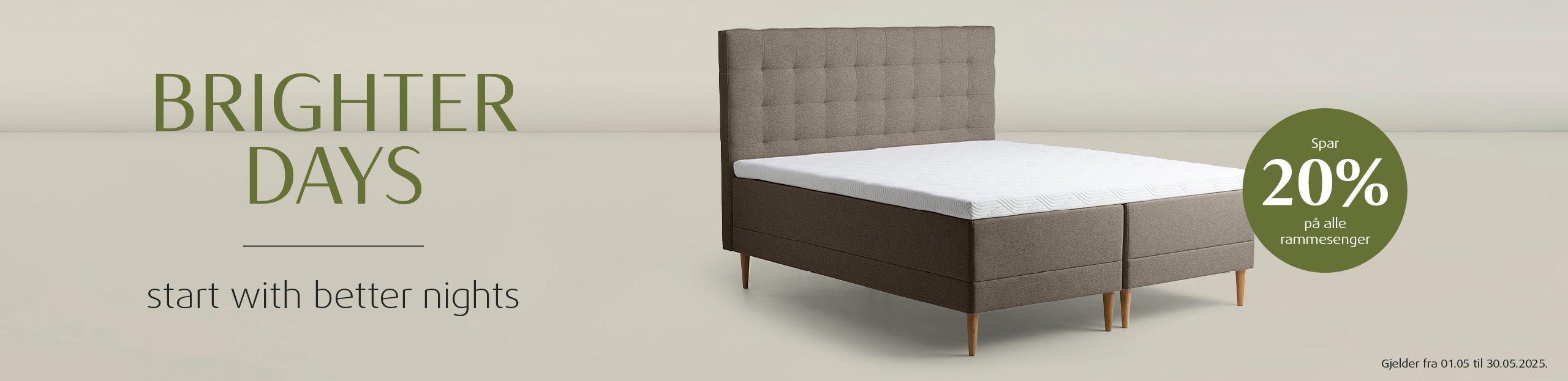 TEMPUR rammemadrass, trykkavlastende memory foam