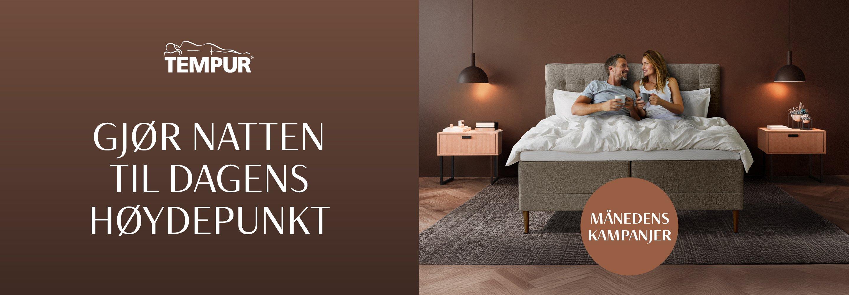 TEMPUR tilbud - höstkampanjer, spar 20%