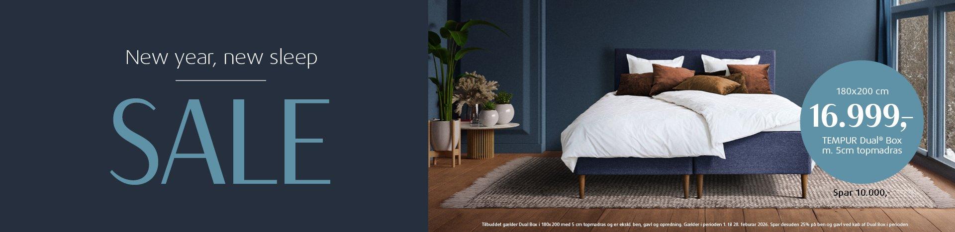 Tilbud på TEMPUR Dual Box med 5 cm topmadras