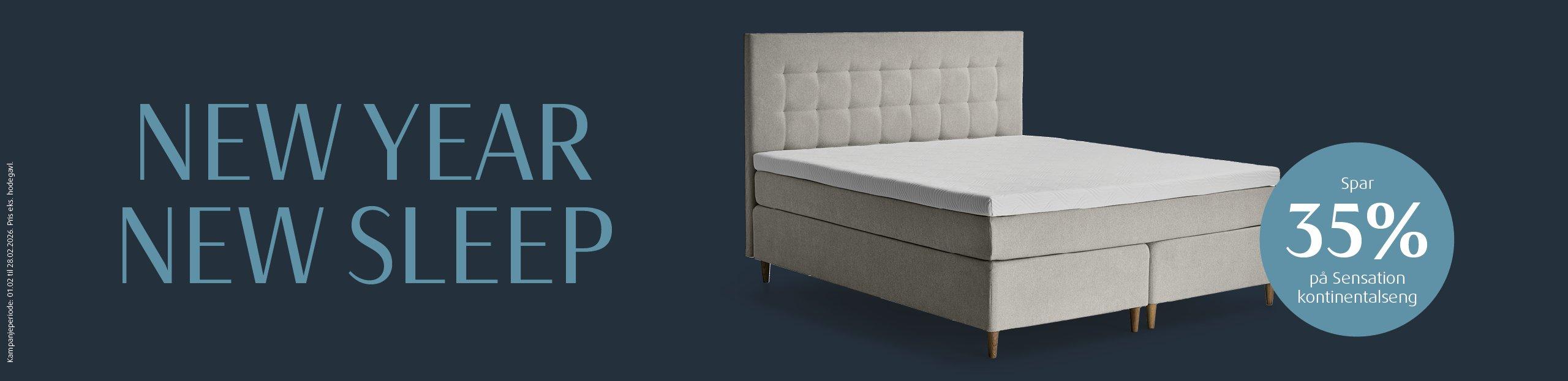 TEMPUR Sensation kontinentalseng, trykkavlastende memory foam