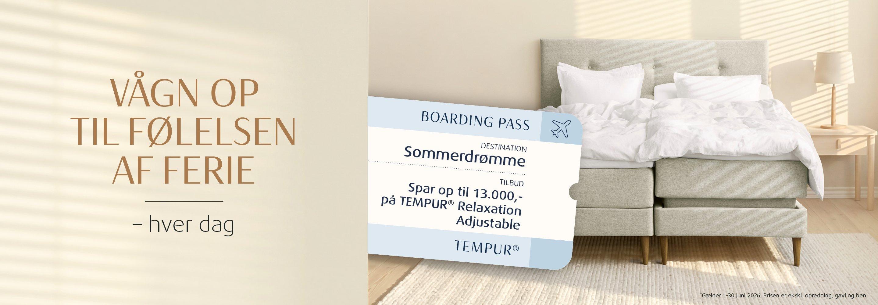 TEMPUR DANMARK. Sommerkampagne