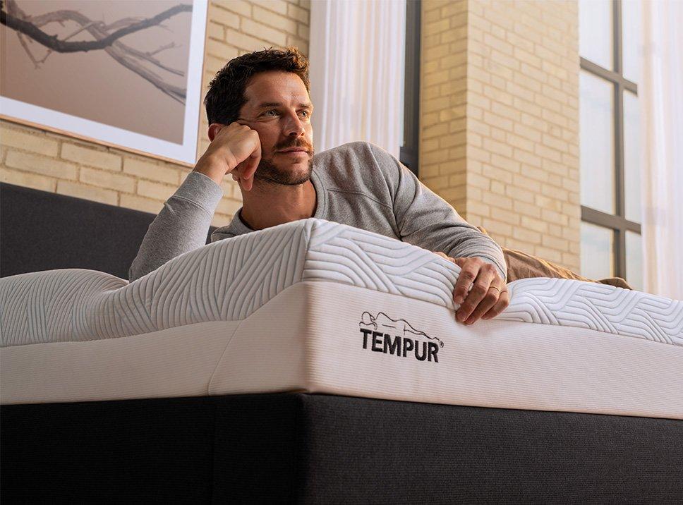 Tempur king size on sale memory foam mattress