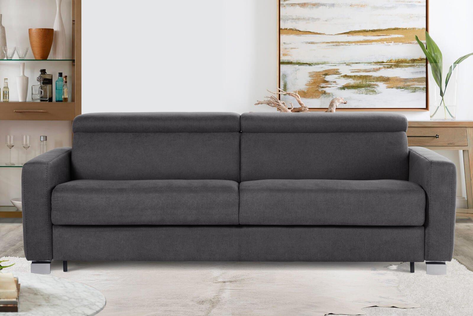 Altamura Convertible Sofa Charcoal