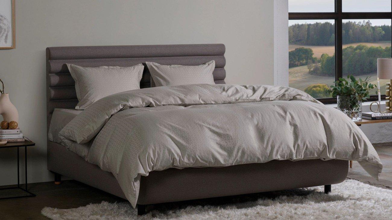 HOME BY TEMPUR&reg; Luxe katoensatijnen dekbedovertrek 200x200