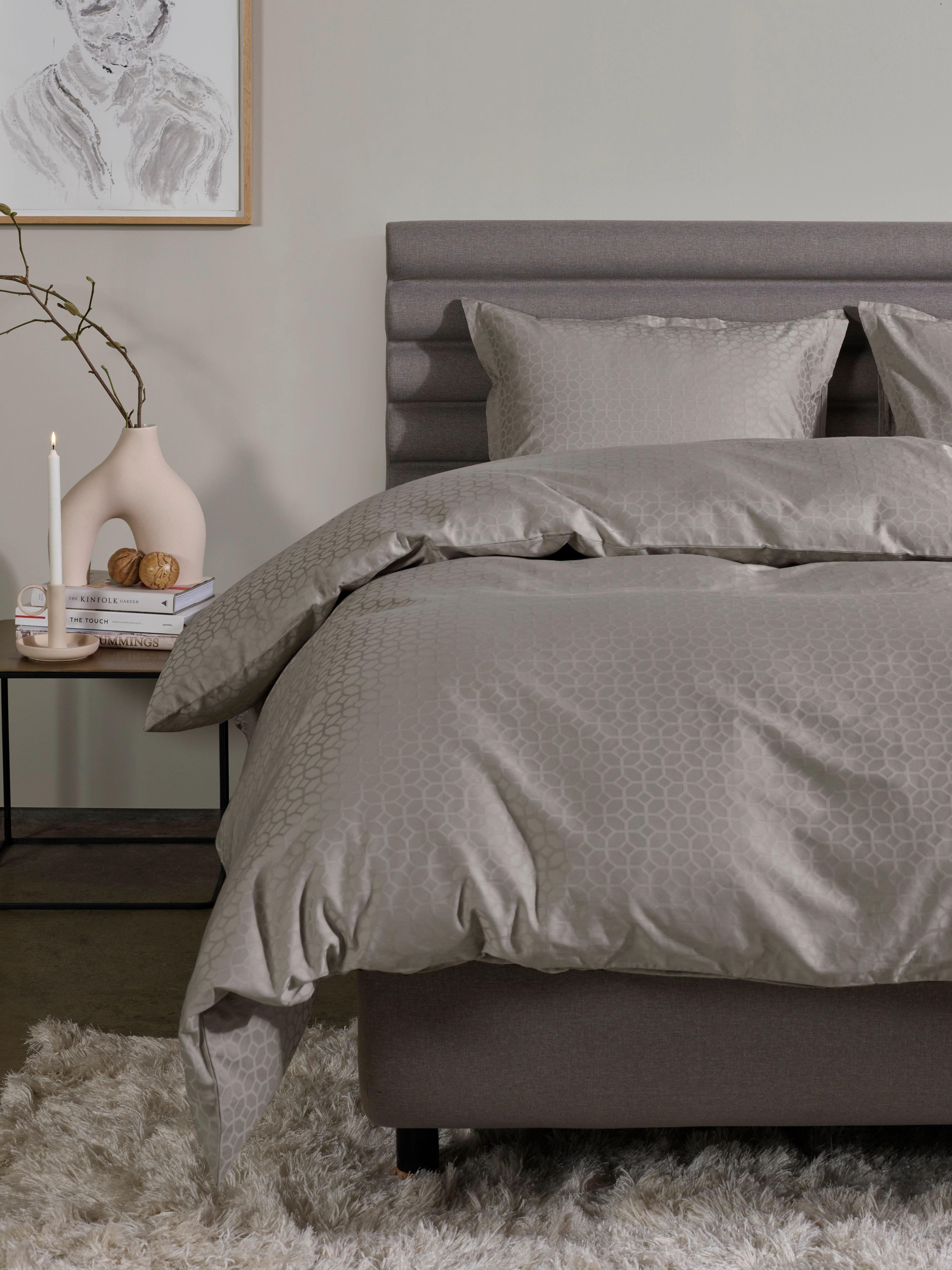 Home by TEMPUR® Taie d’oreiller en coton jacquard Luxe 60x50 cm