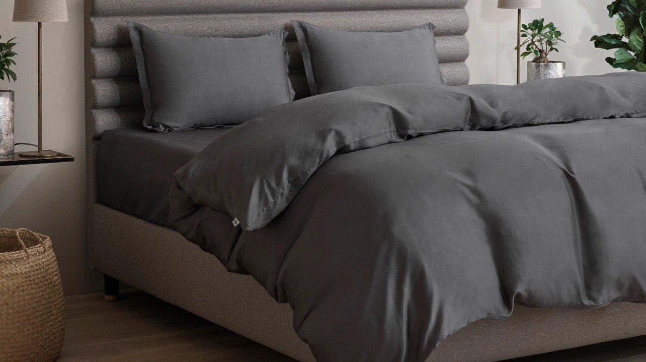 HOME BY TEMPUR&reg; zijdezacht bamboe dekbedovertrek 200x200 cm