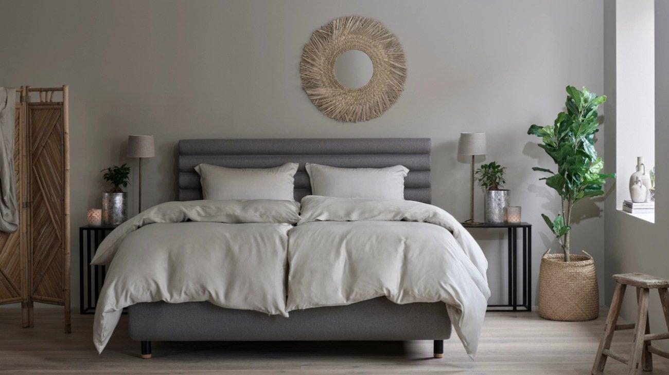 HOME BY TEMPUR&reg; zijdezacht bamboe dekbedovertrek 200x200 cm