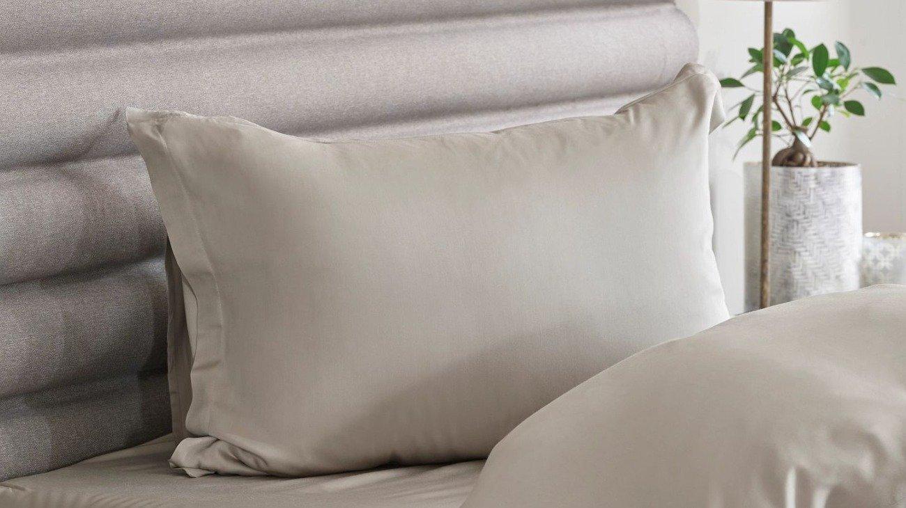 Taie d'oreiller en coton jacquard Home by TEMPUR® Luxe