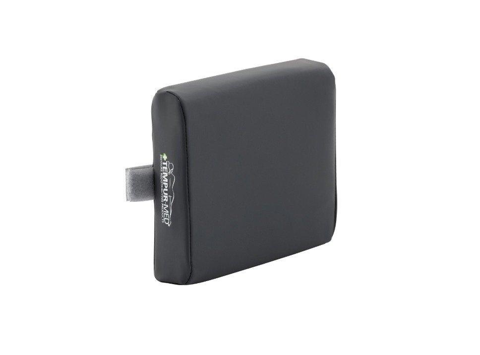 Tandl&aelig;gepude med PU betr&aelig;k 18 x 18 x 4,5 cm - Dark Grey