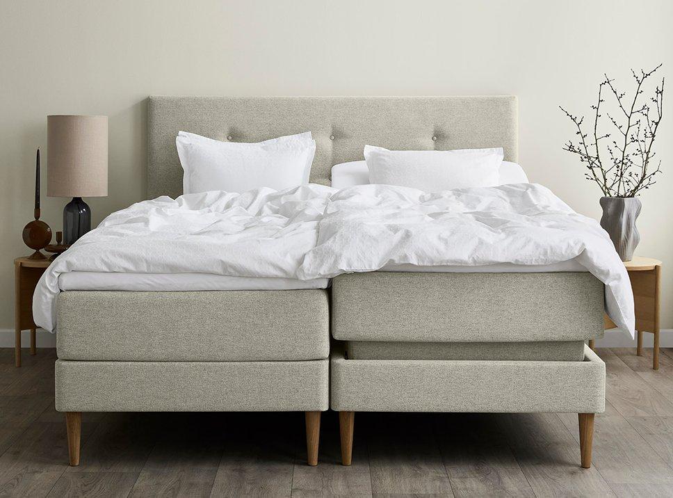 TEMPUR&reg; Relaxation Elevationsseng One S M (2x90) 180x200 Beige