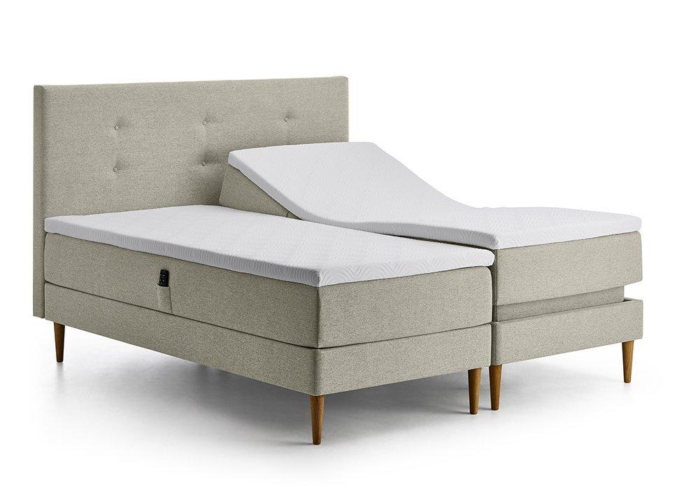 TEMPUR&reg; Relaxation Elevationsseng One S M (2x90) 180x200 Beige