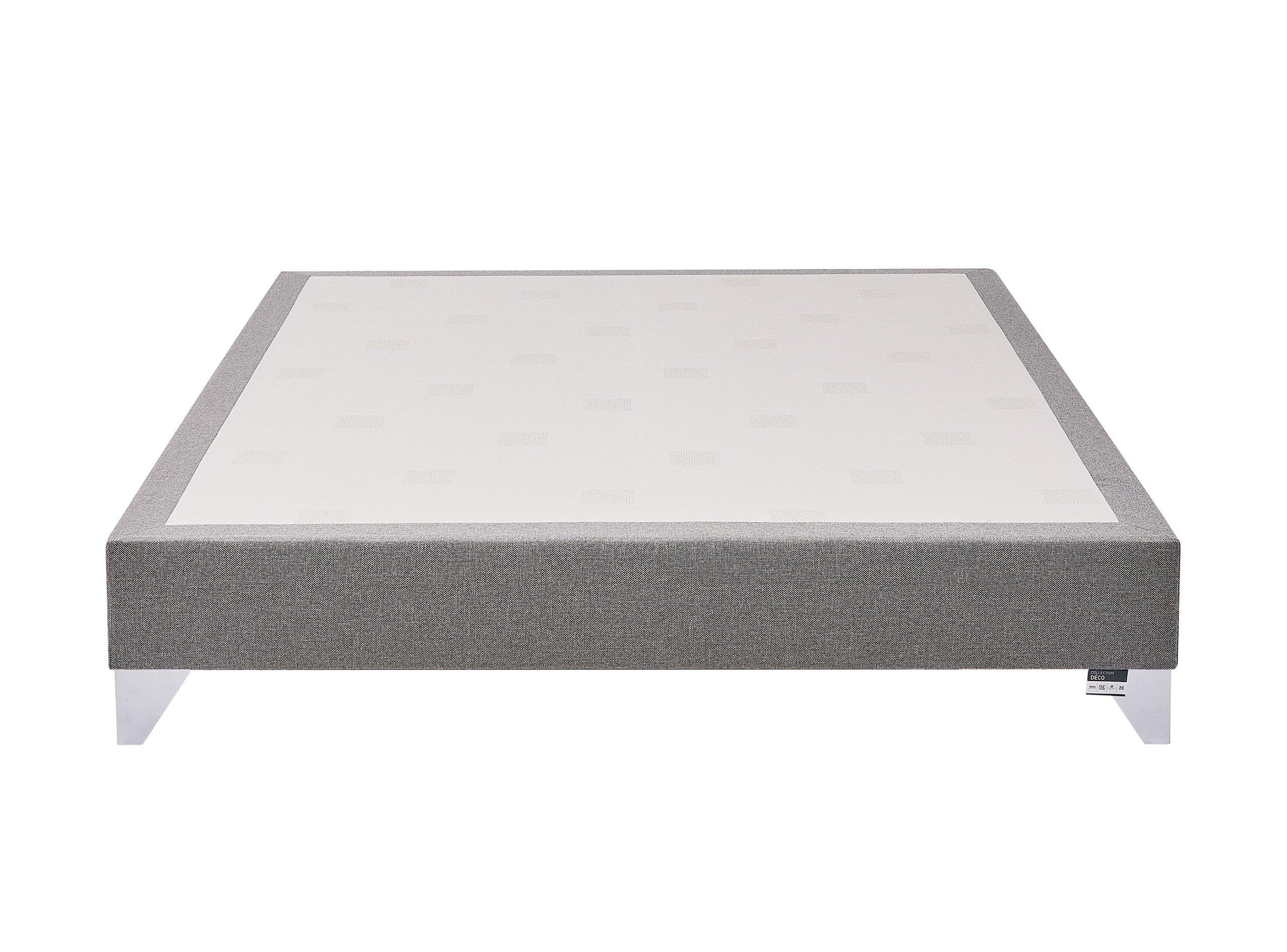 TEMPUR Sommier tapissier Prestige , 20 cm 140 x 190 cm Tiss&eacute; gris