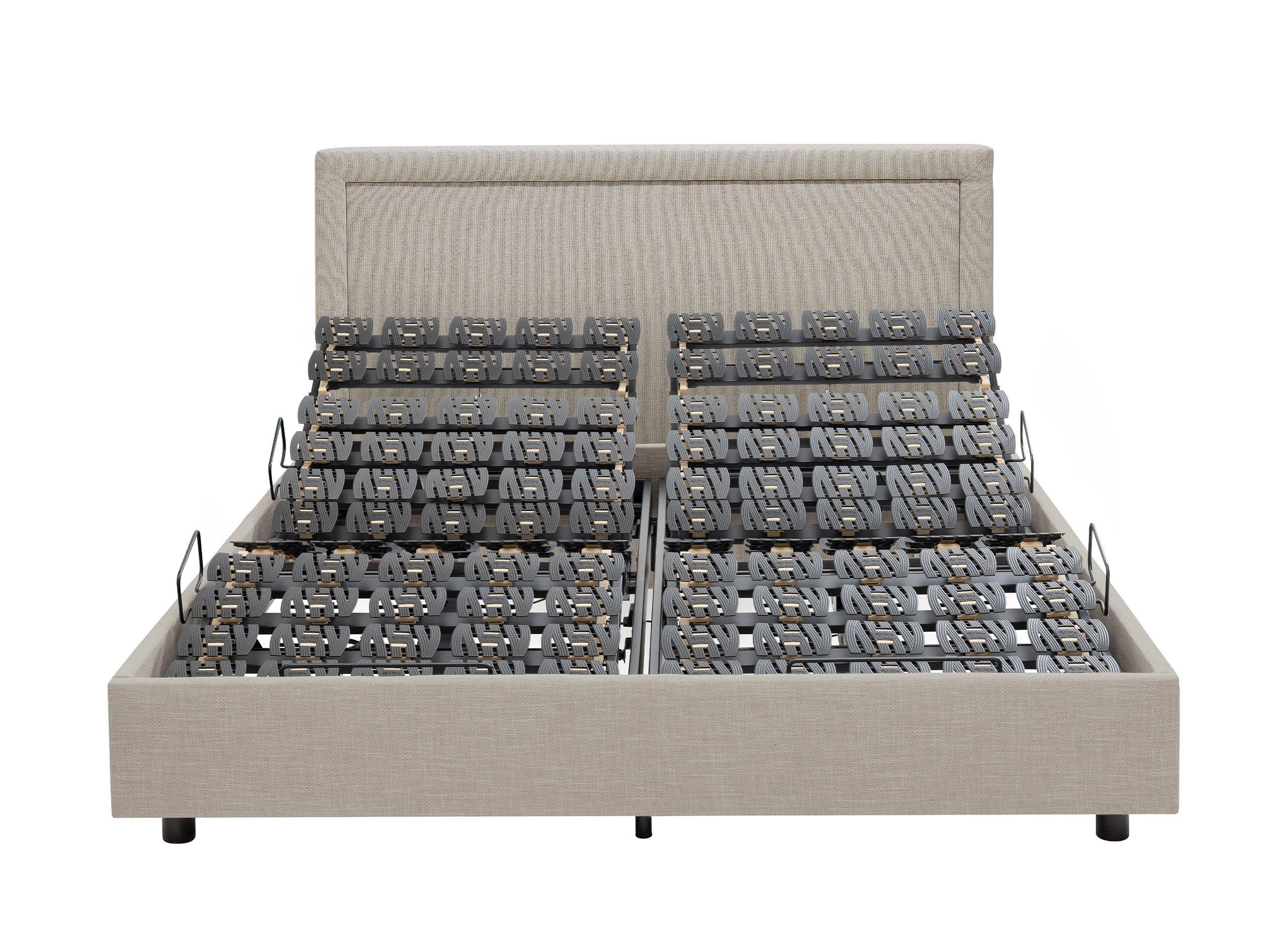 ENCADREMENT D&Eacute;CO TISSU TEMPUR&reg; POUR SOMMIER DE RELAXATION