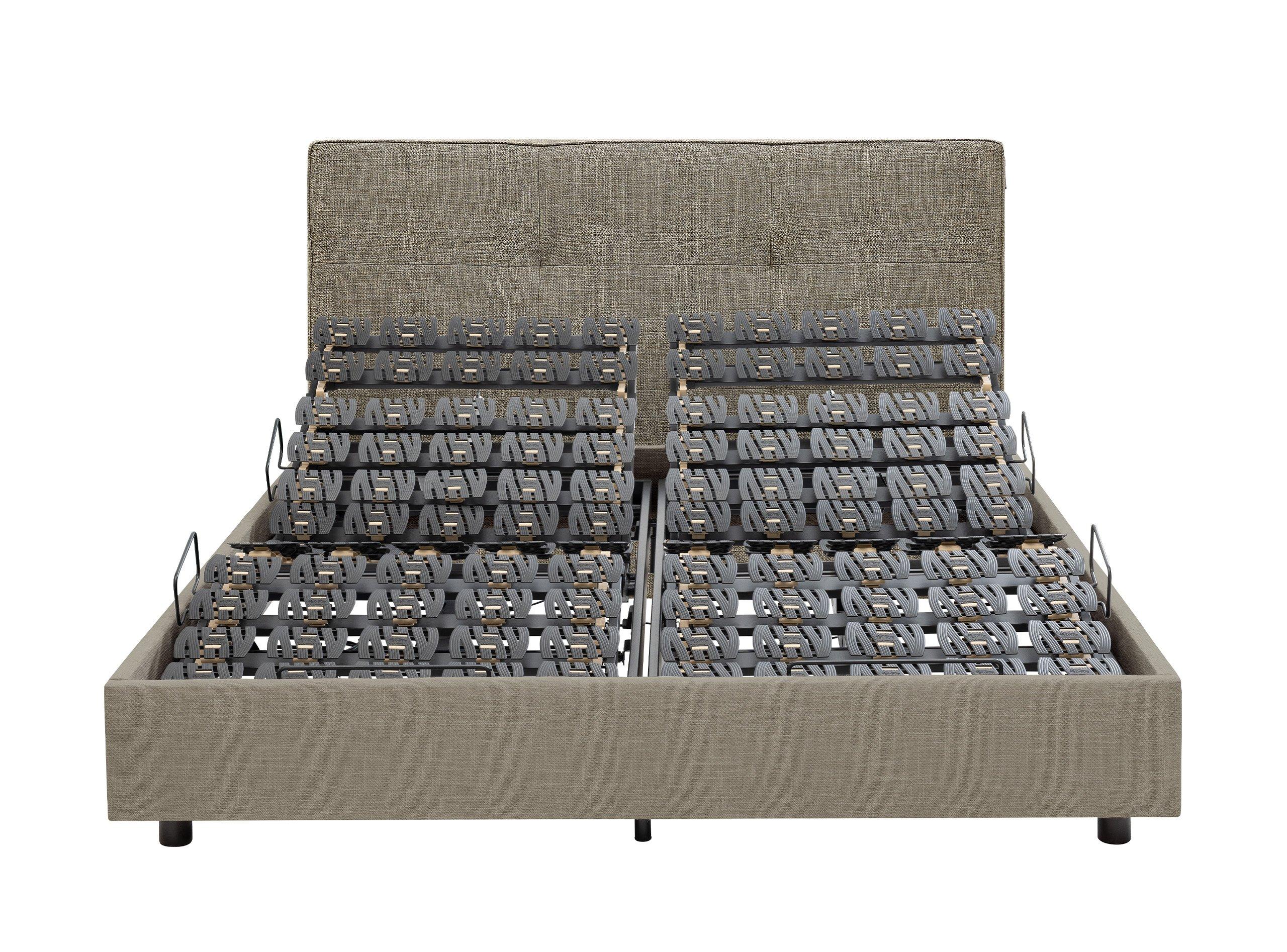 ENCADREMENT D&Eacute;CO TISSU TEMPUR&reg; POUR SOMMIER DE RELAXATION