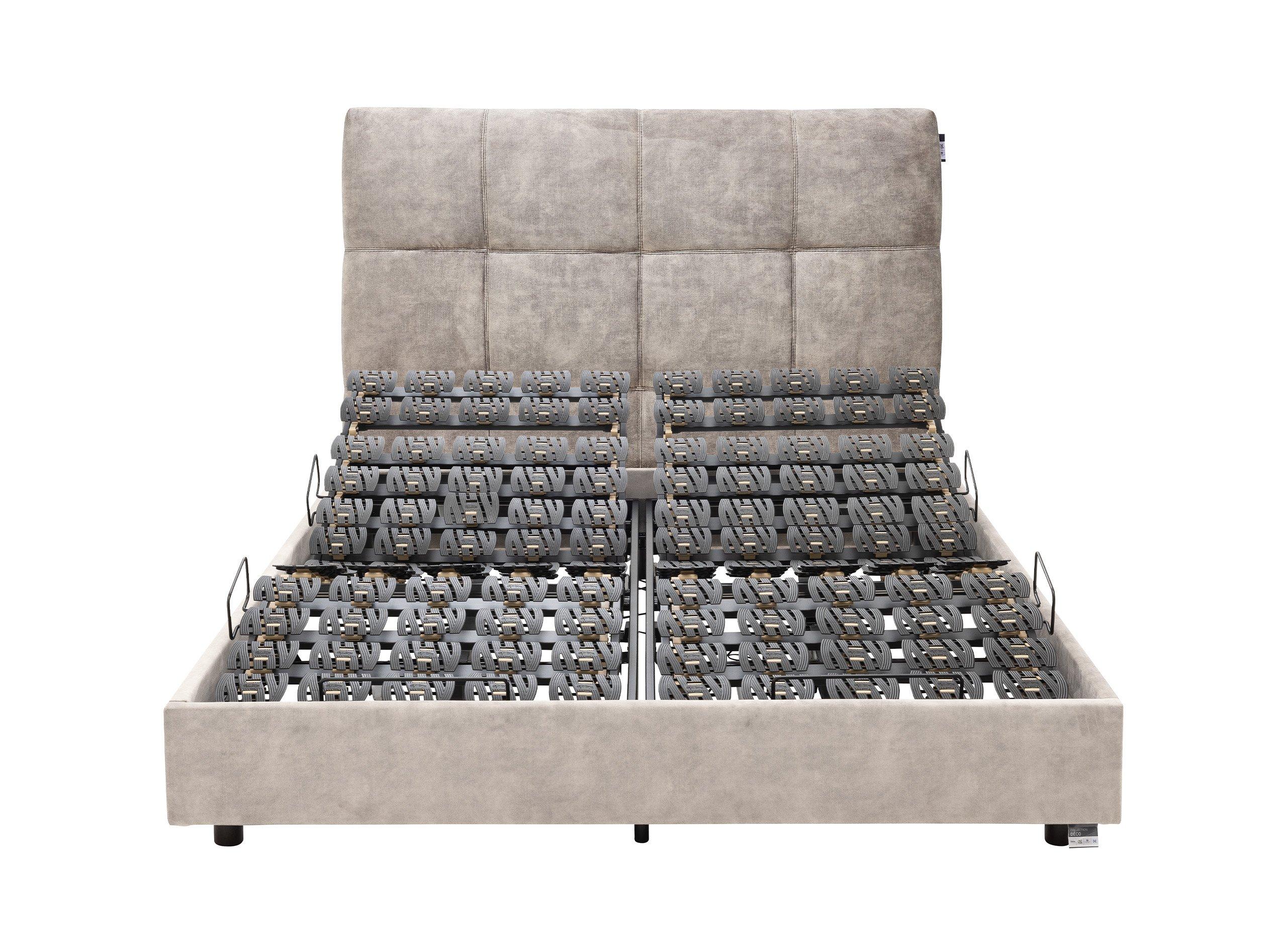 ENCADREMENT D&Eacute;CO TISSU TEMPUR&reg; POUR SOMMIER DE RELAXATION