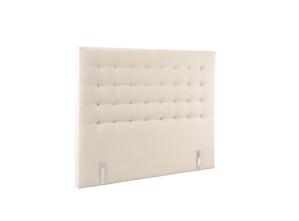 T&ecirc;te de lit Arty Simili Ivoire 164 x 150 x 13 cm