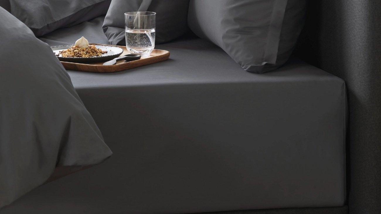 DRAP HOUSSE COTON ÉGYPTIEN BLANC 180 x 200 CM HOME BY TEMPUR®