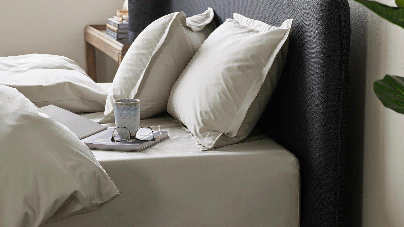 DRAP HOUSSE COTON ÉGYPTIEN BLANC 180 x 200 CM HOME BY TEMPUR®