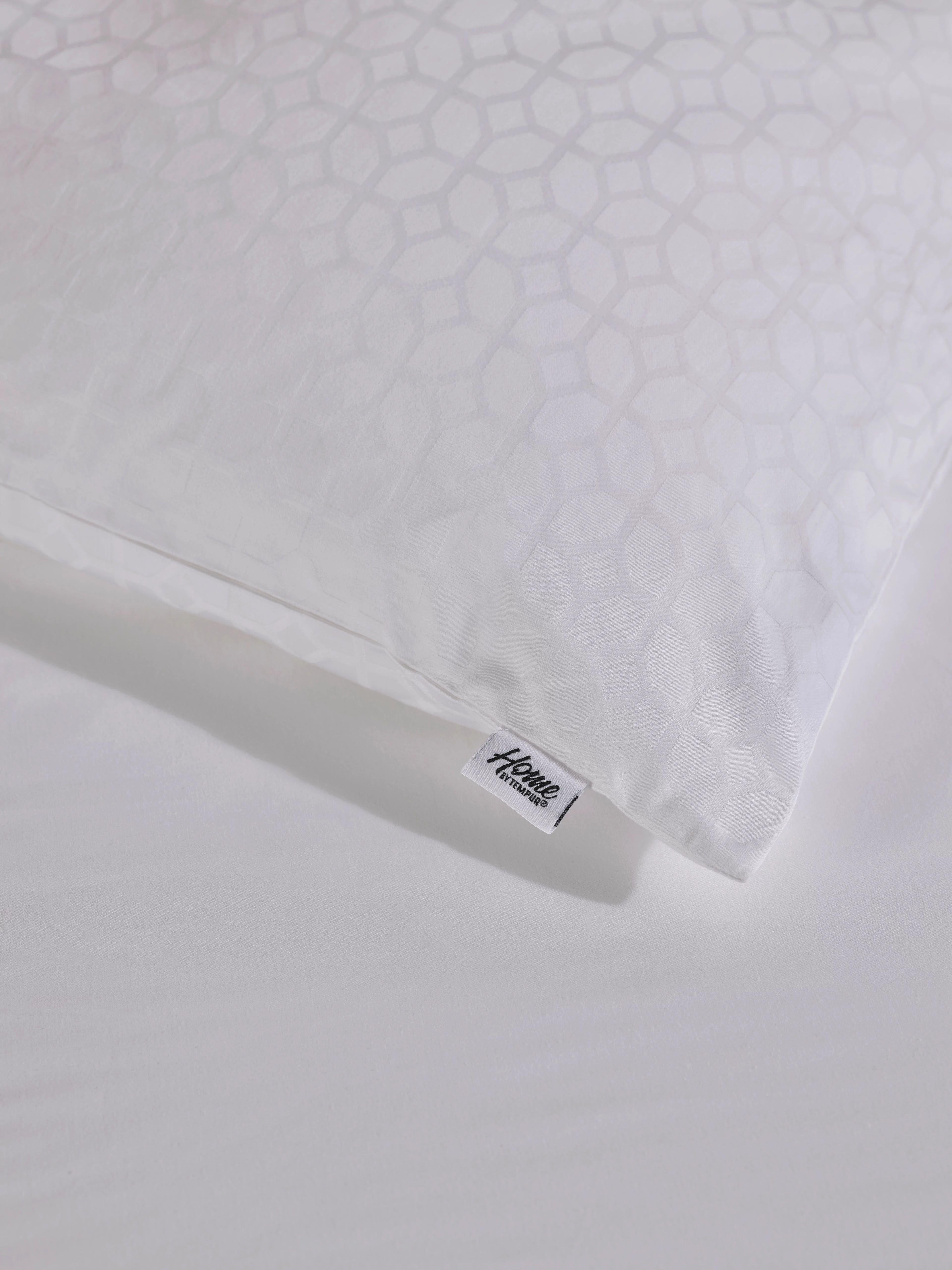 HOUSSE DE COUETTE COTON JACQUARD Blanc 220 x 240 CM HOME BY TEMPUR®