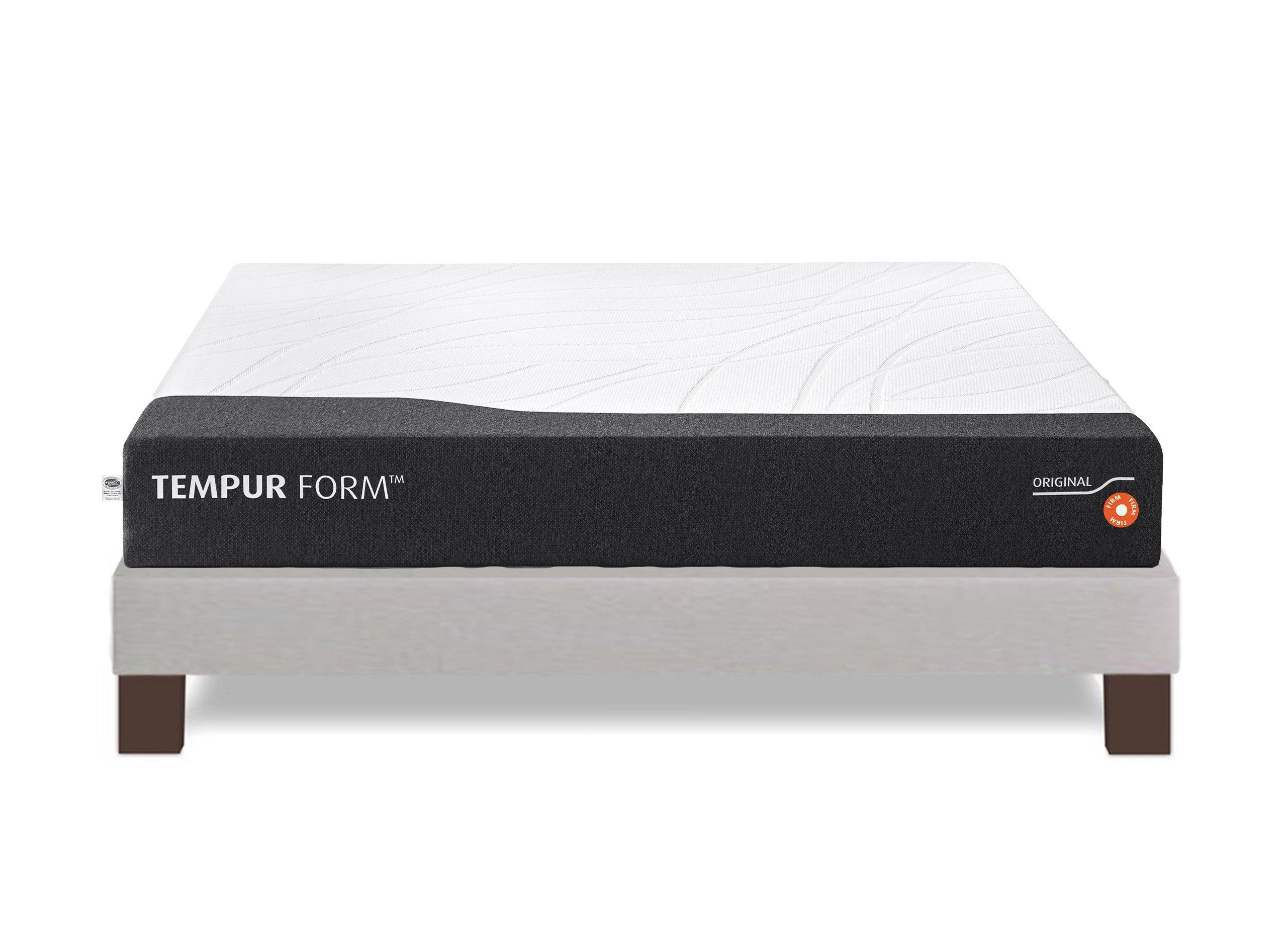 Ensemble matelas TEMPUR FORM™ 140 x 190 cm, sommier 15 cm encastrable tissé naturel