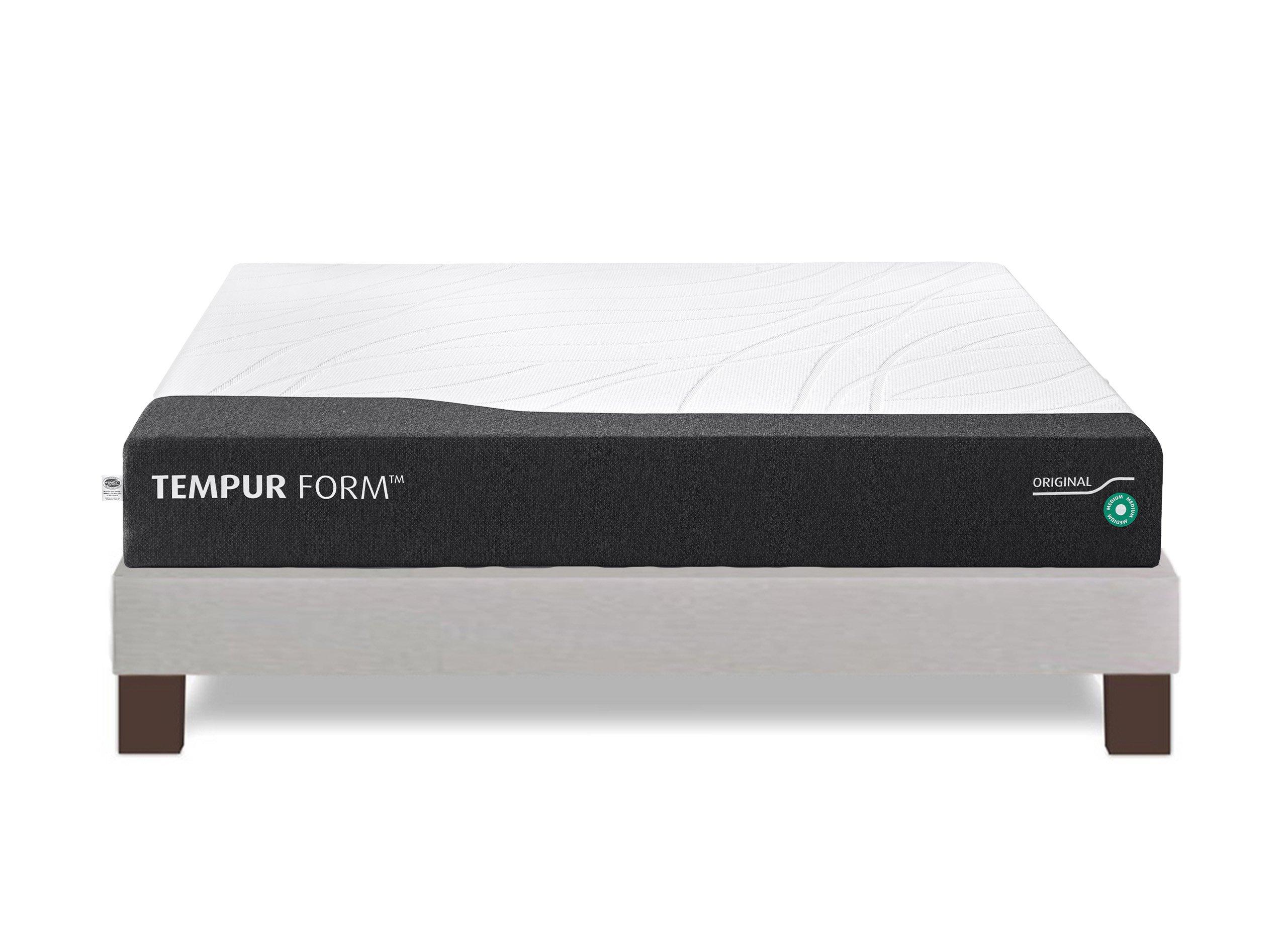 Ensemble matelas TEMPUR FORM&trade; 140 x 190 cm, sommier 15 cm encastrable tiss&eacute; naturel