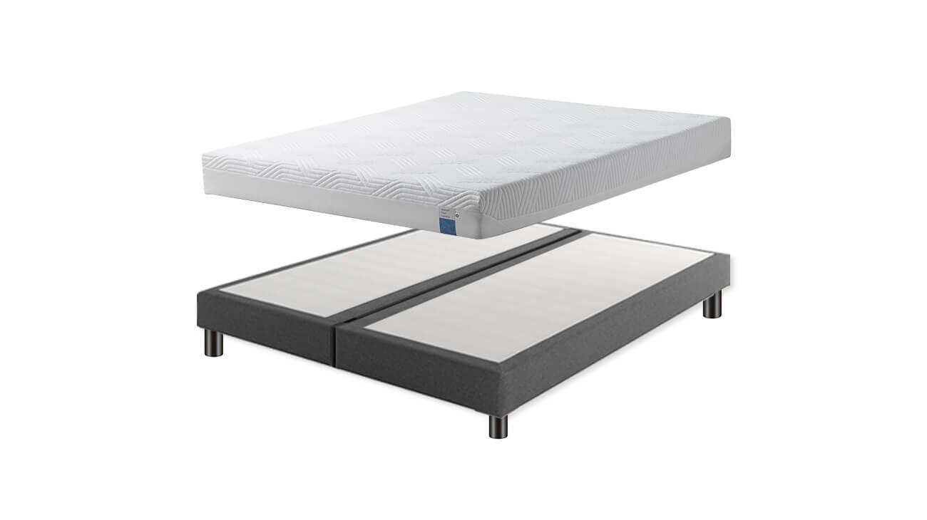 Pack Matelas Supreme avec Sommier Fixe DUO 160x200 cm TEMPUR®