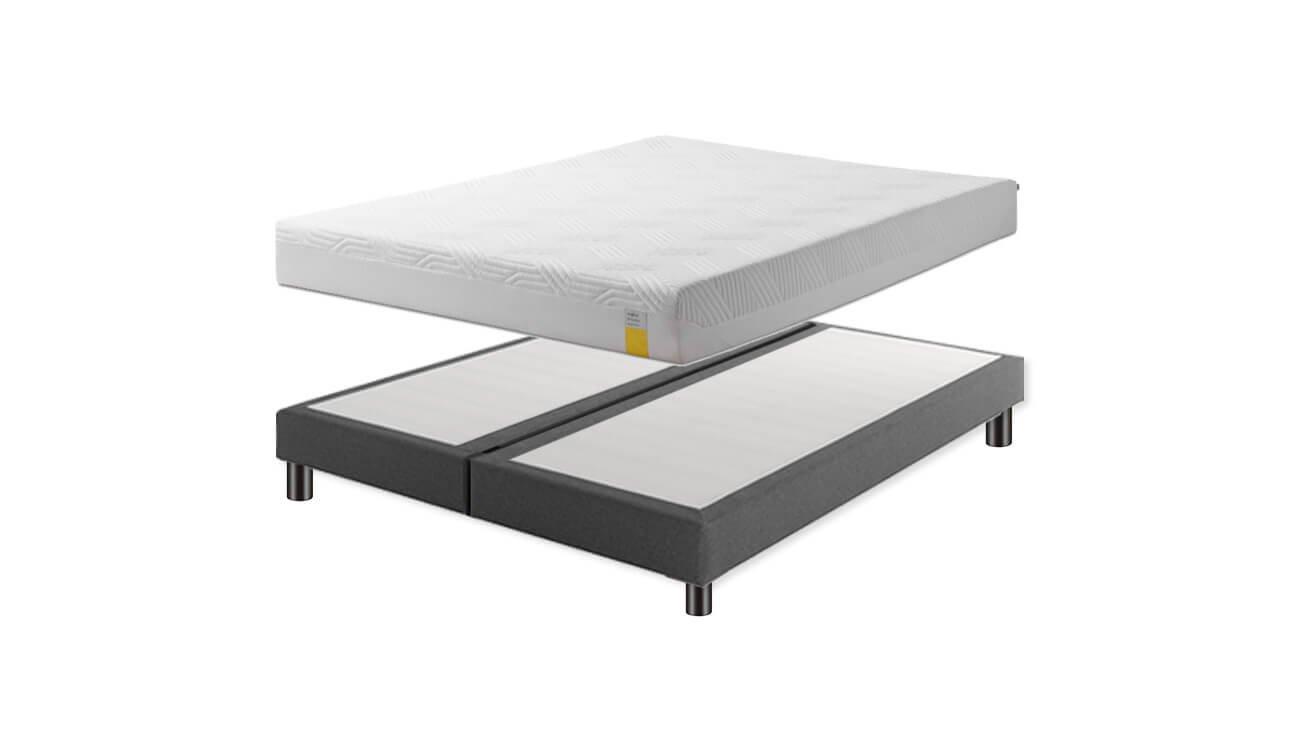 Pack Matelas Supreme avec Sommier Fixe DUO 160x200 cm TEMPUR®