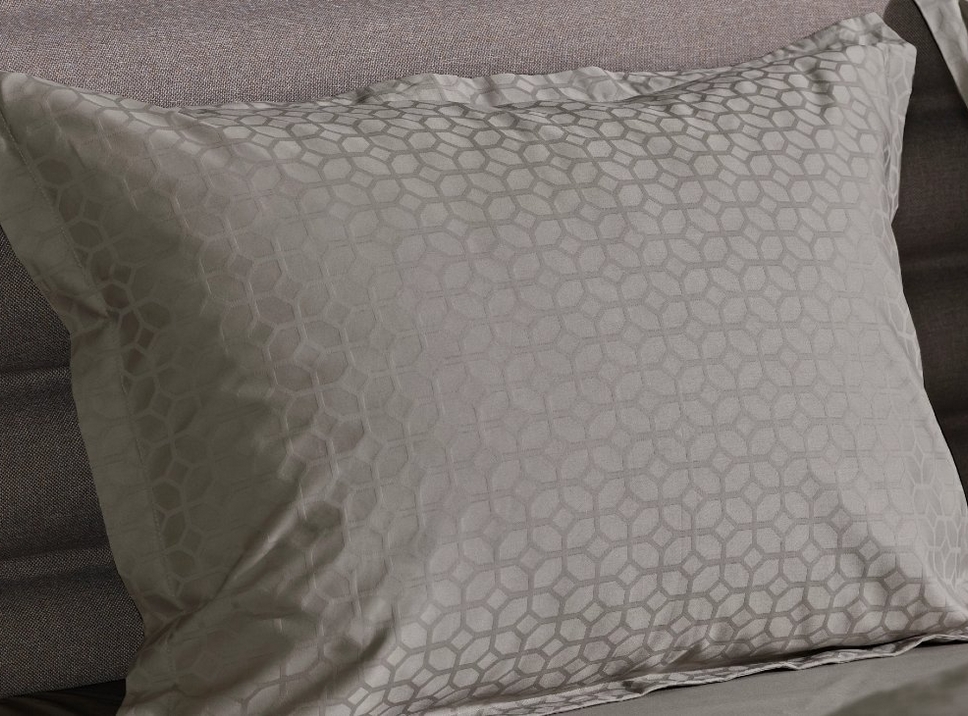 HOME BY TEMPUR® Luxe katoensatijnen kussensloop 60x50 cm