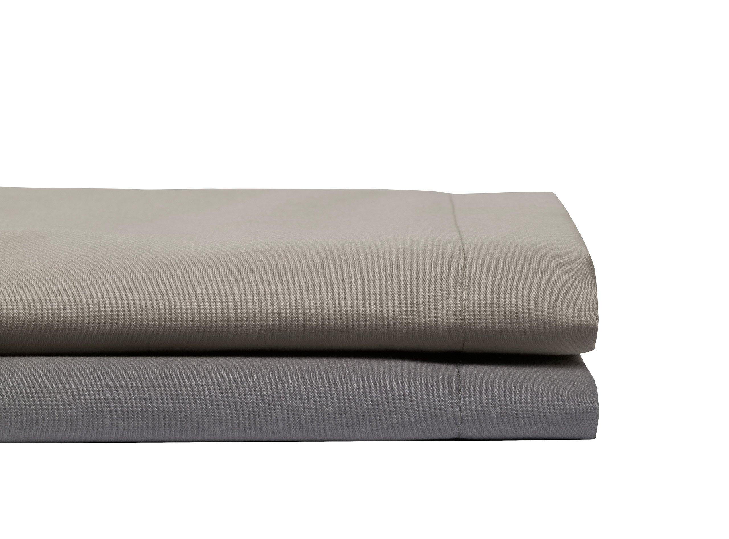 Home by TEMPUR Egyptian Cotton Pillowcase-70/75x50-Anthracite