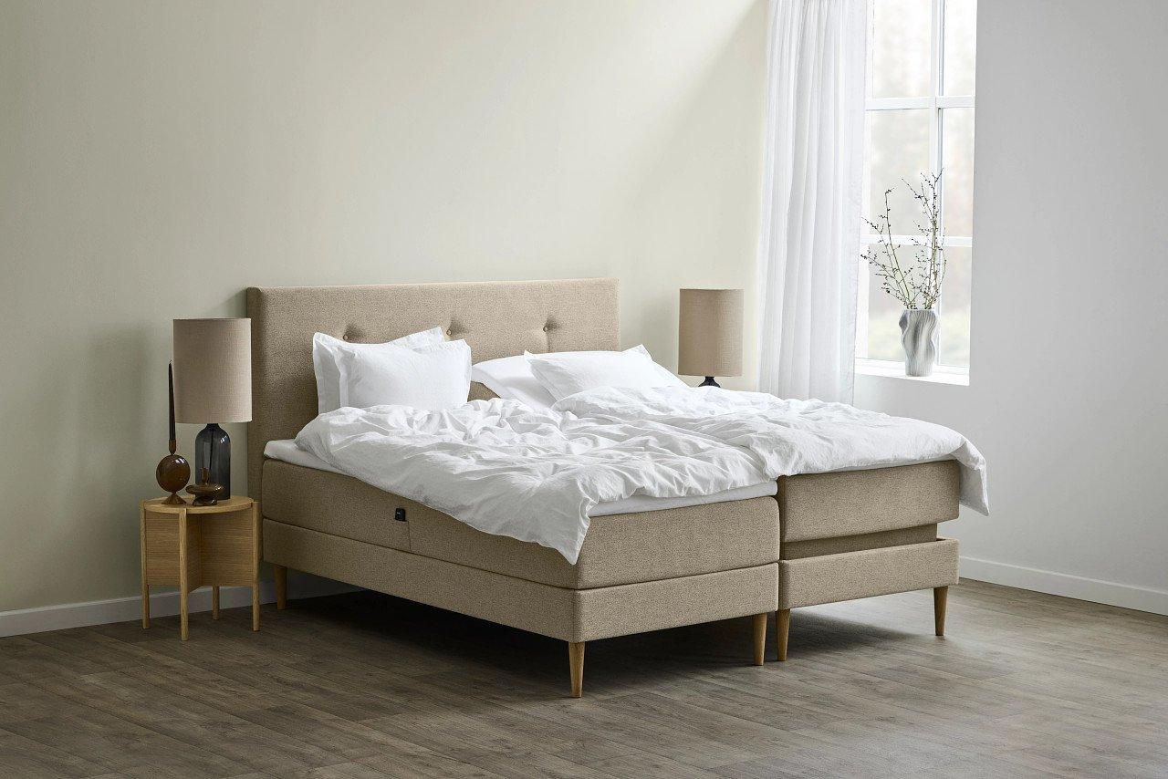 TEMPUR&reg; Relaxation regulerbar seng medium-90x200-Taupe