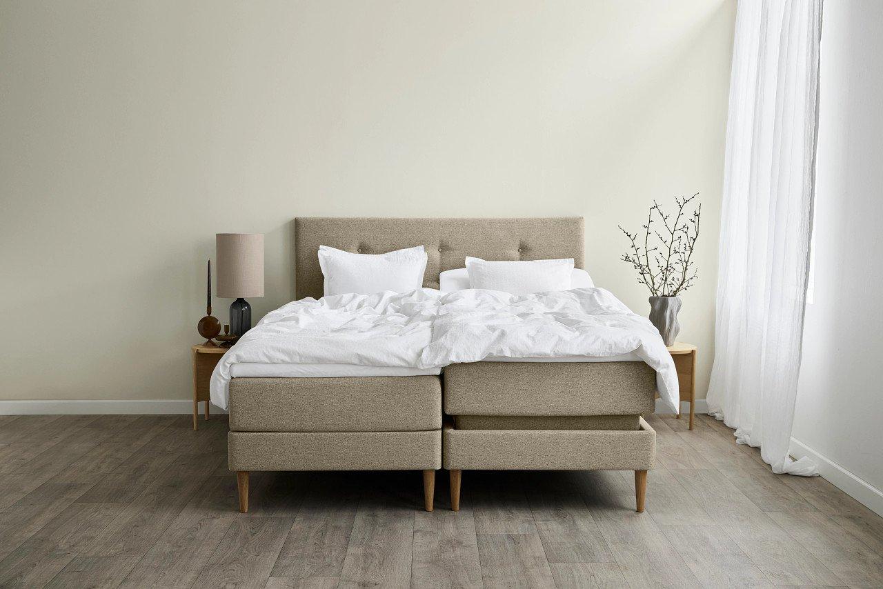 TEMPUR&reg; Relaxation regulerbar seng medium-90x200-Taupe