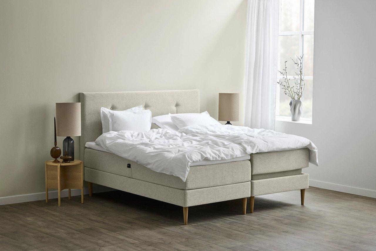 TEMPUR&reg; Relaxation regulerbar seng fast-80x200-Beige