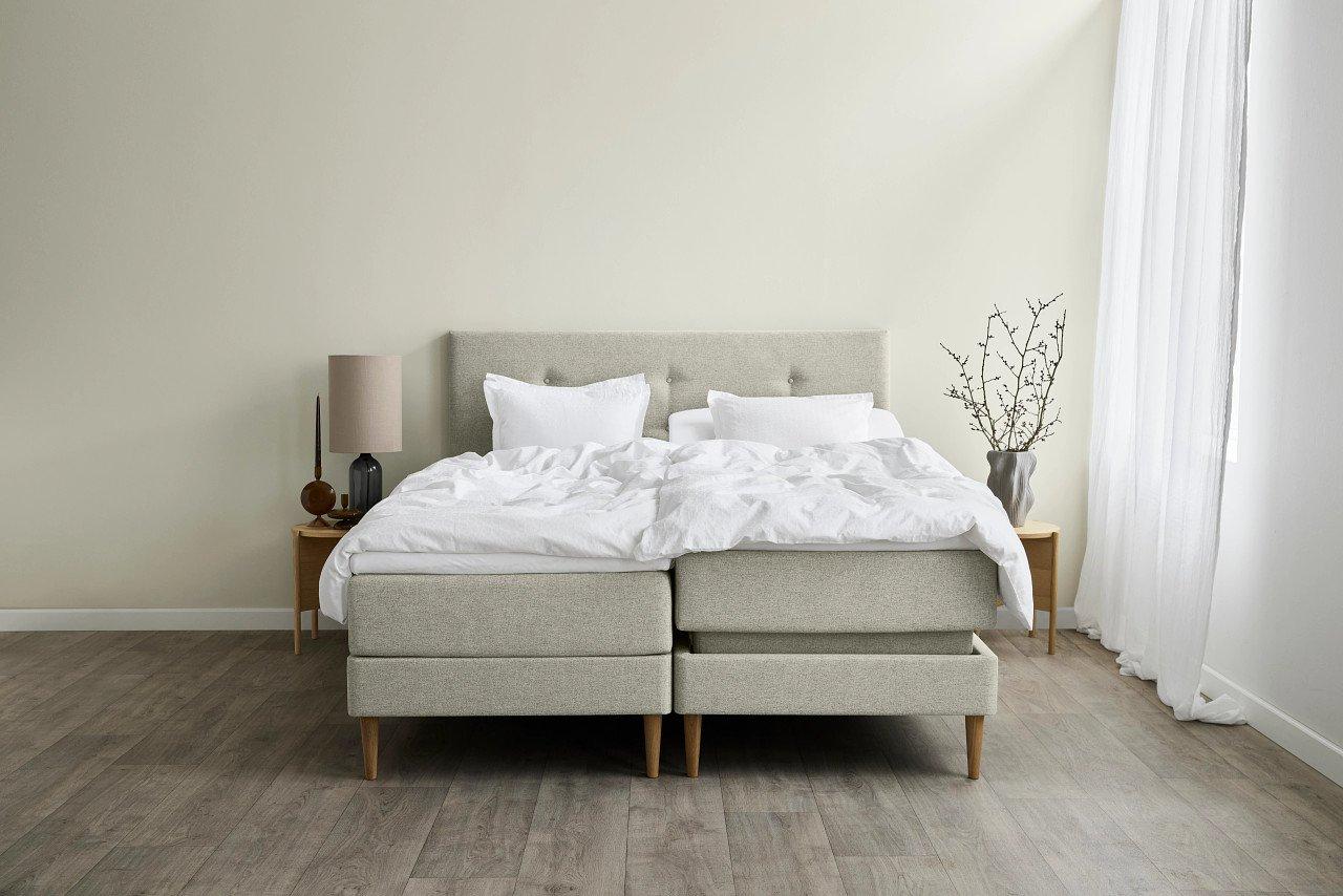 TEMPUR&reg; Relaxation regulerbar seng fast-80x200-Beige