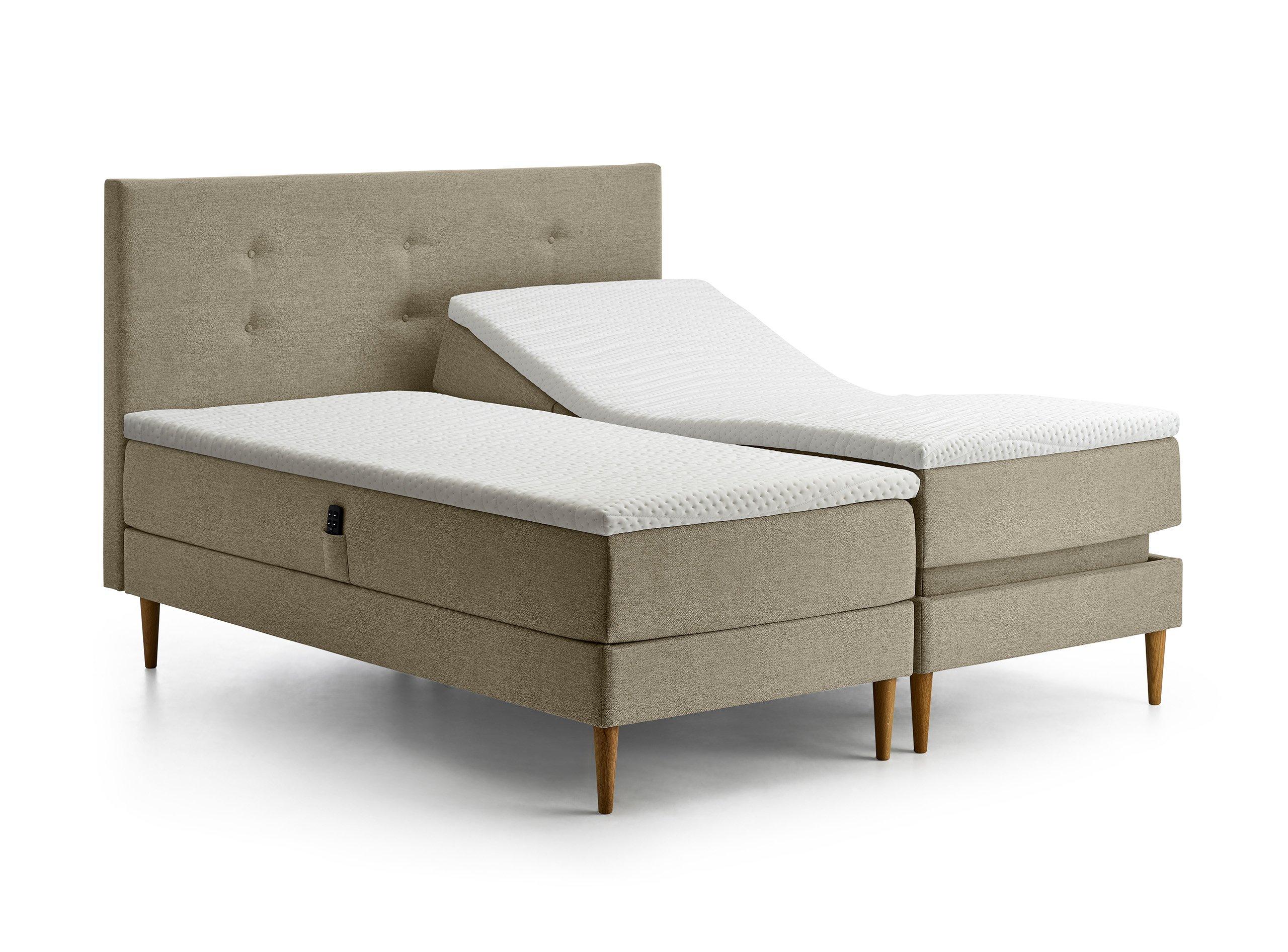 TEMPUR&reg; Relaxation regulerbar seng 160x200 Myk Taupe