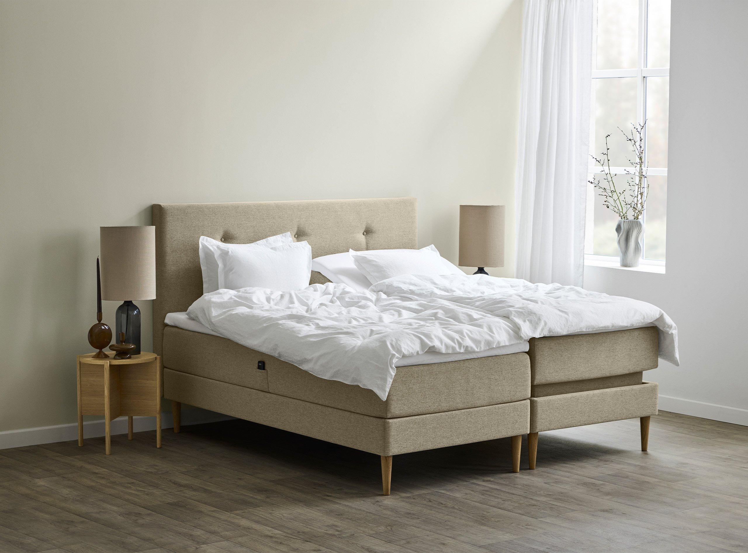 TEMPUR&reg; Relaxation regulerbar seng 160x200 Myk Taupe