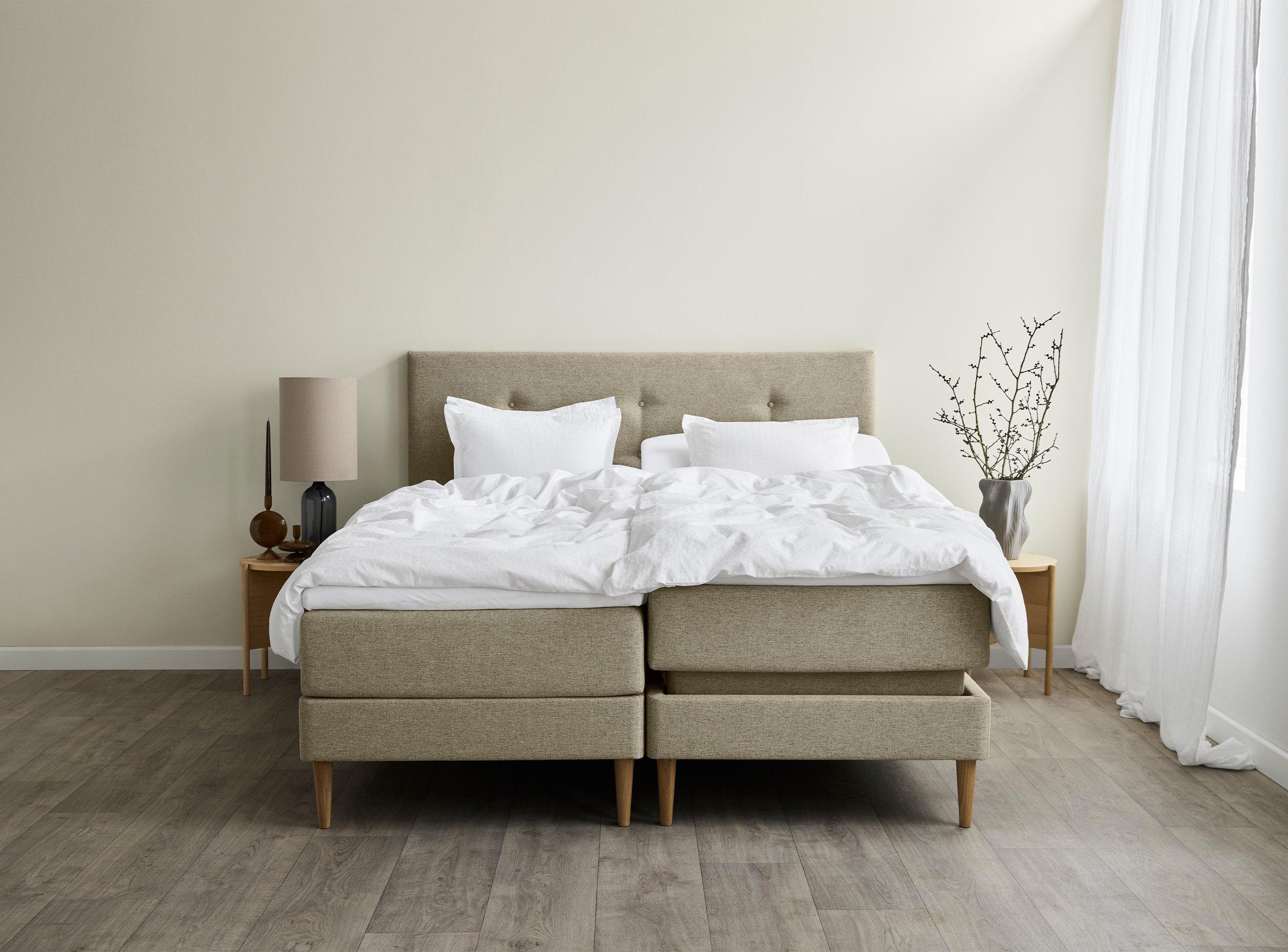 TEMPUR&reg; Relaxation regulerbar seng 160x200 Myk Taupe