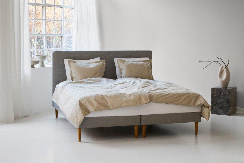 TEMPUR Stay 90x200 sengebunn Ash Grey Myk Prima 21cm