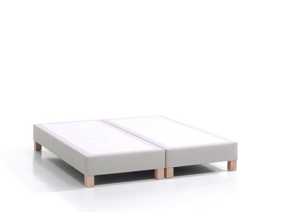 Ensemble matelas TEMPUR FORM™ Duo 160 x 200 cm, sommier 15 cm encastrable tissé naturel