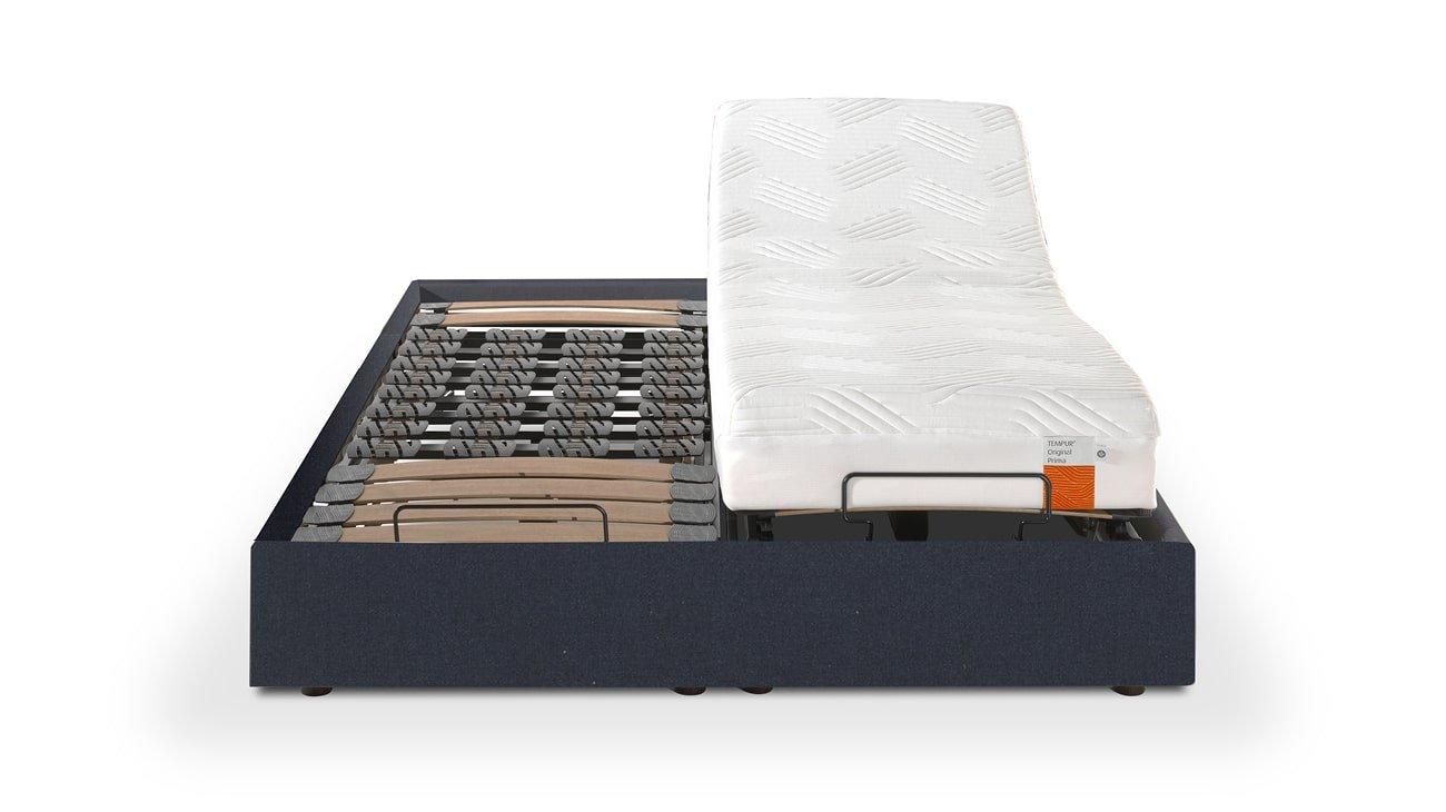 PACK MATELAS LUXE COOLTOUCH™, SOMMIER RELAXATION COPENHAGUE ET ENCADREMENT DECO DE 160x200 CM