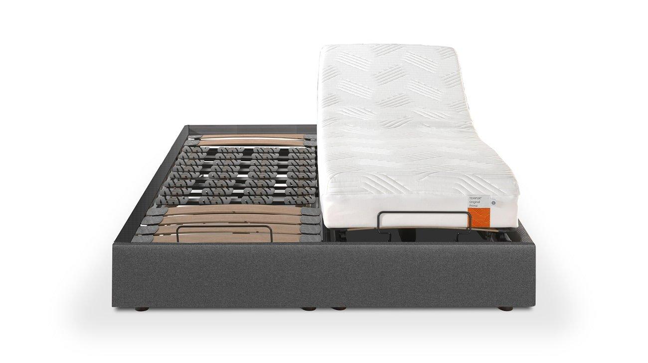 PACK MATELAS LUXE COOLTOUCH™, SOMMIER RELAXATION COPENHAGUE ET ENCADREMENT DECO DE 160x200 CM