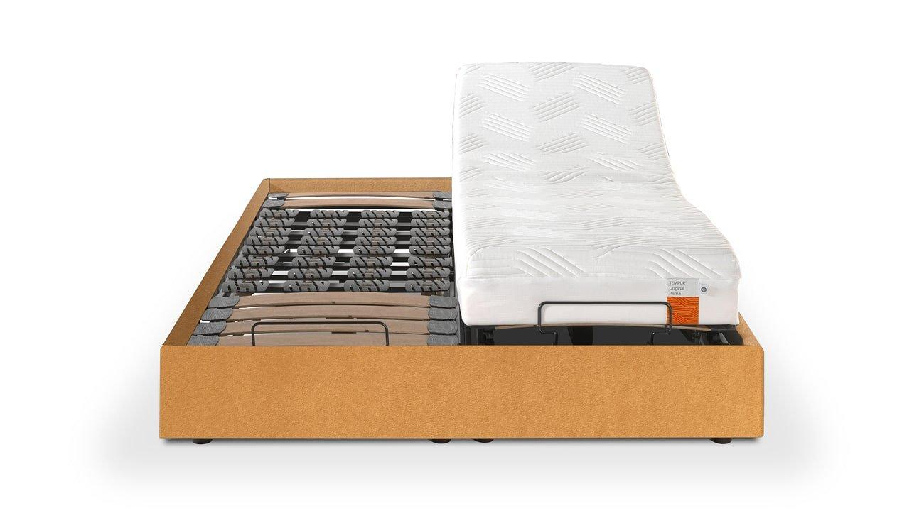 PACK MATELAS LUXE COOLTOUCH™, SOMMIER RELAXATION COPENHAGUE ET ENCADREMENT DECO DE 160x200 CM