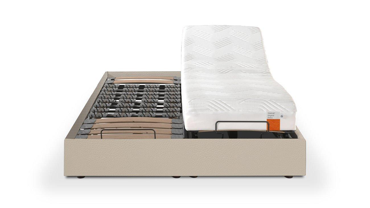 PACK MATELAS LUXE COOLTOUCH™, SOMMIER RELAXATION COPENHAGUE ET ENCADREMENT DECO DE 160x200 CM