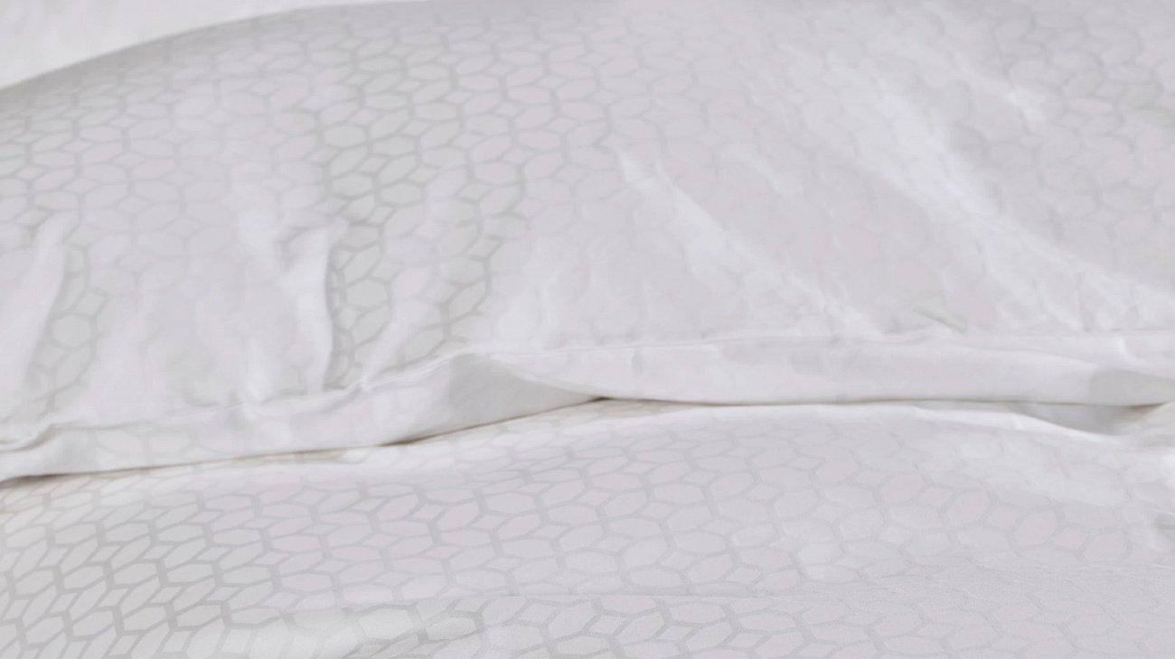 Poszwa Home by TEMPUR® Luxe Jacquard Cotton 135/140x200 Biały