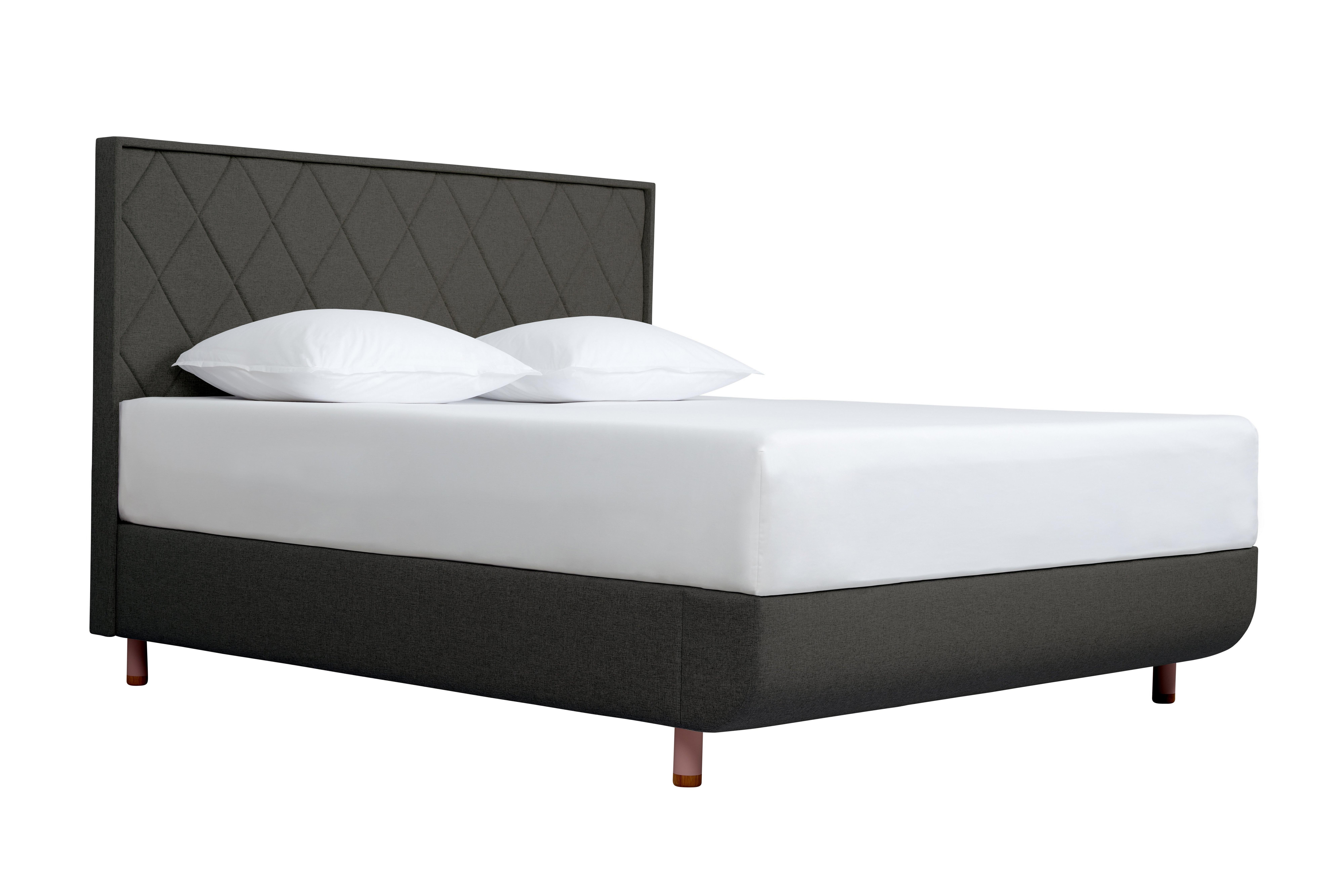 Łóżko TEMPUR ARC™ Quilted 180x200; Charcoal Grey; stelaż listwowy regulowany