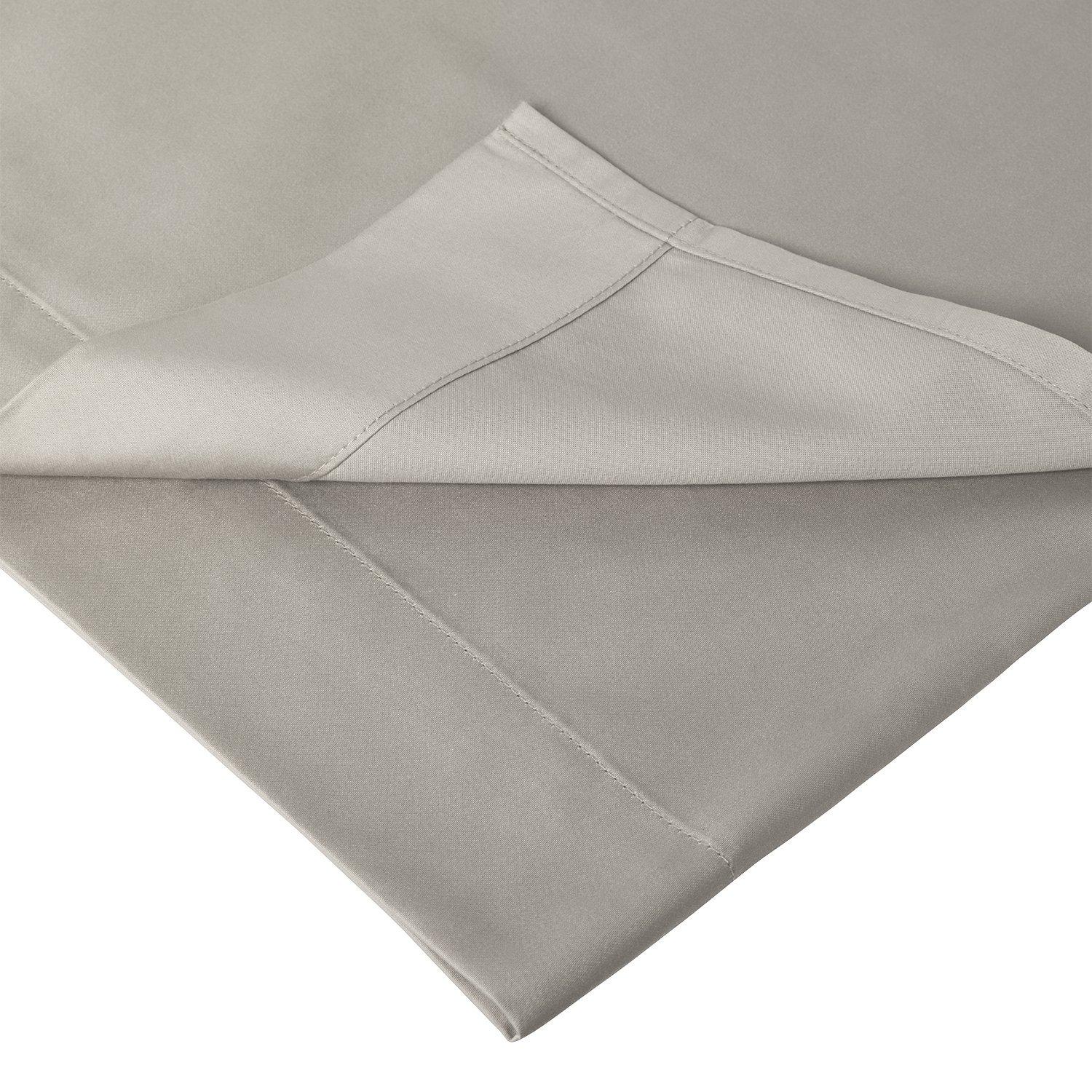 Bomullssatinlakan 400 trådtäthet 180x270 cm - Antracit
